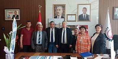 Türkiye Emekliler Partisi Özkan Yalım'a hayırlı olsun ziyareti yaptı
