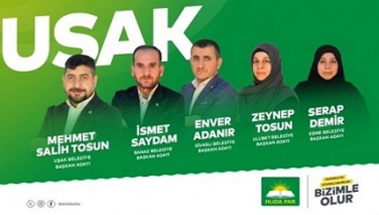 HÜDA PAR Belediye Başkan Adayları Sahada