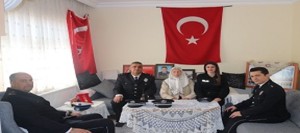 Banaz Emniyeti’nden Şehit Ailelerine Anlamlı Ziyaret...