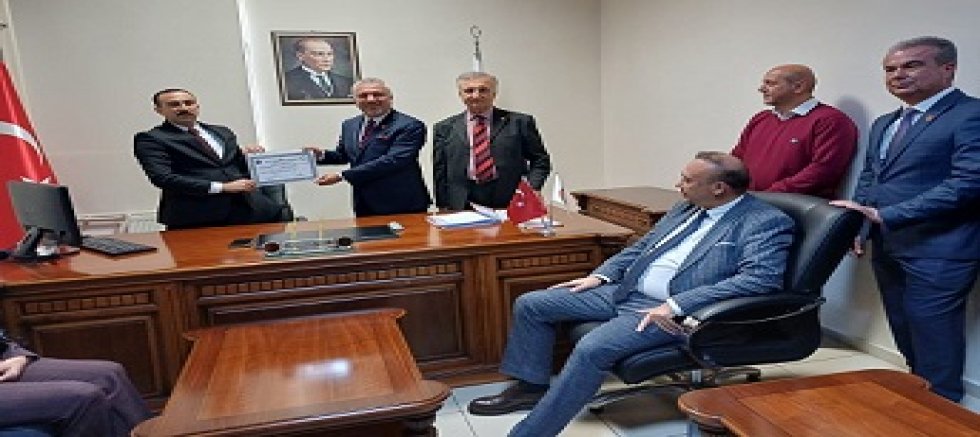 Celalettin Çoban Mazbatasını Aldı