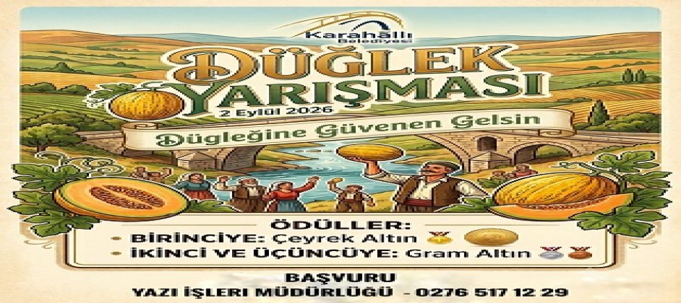 Karahallı'da Düğlek Yarışması Heyecanı Başlıyor