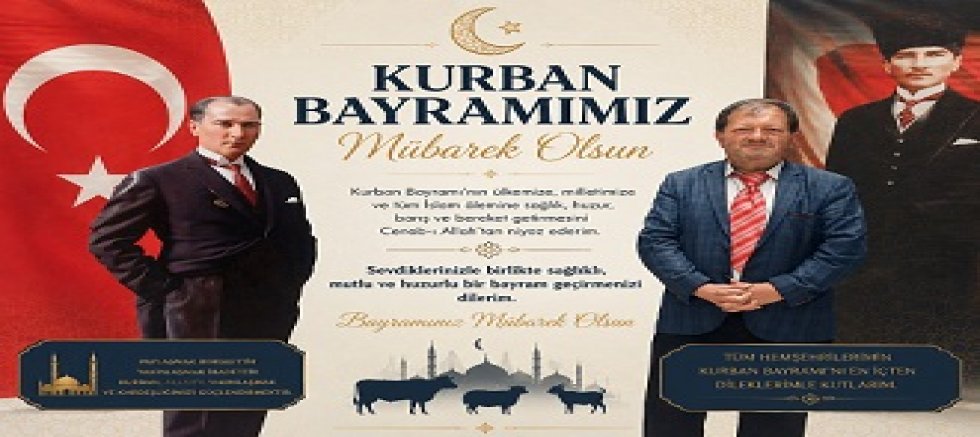 KURBAN BAYRAMIMIZ MÜBAREK OLSUN