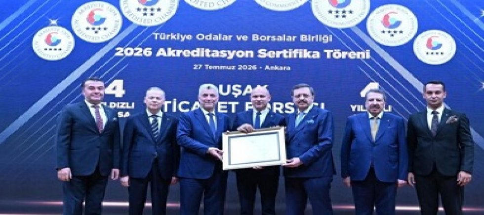 Uşak Ticaret Borsası, TOBB Akreditasyon Belgesi Almaya Hak Kazandı