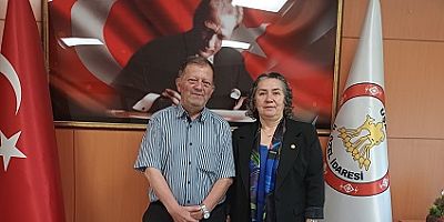 ASRIN MEDYA AYNUR BAŞKAN‘A HAYIRLI OLSUN ZİYARETİNE GİTTİ