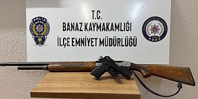 Banaz’da Şüphe Üzerine Durdurulan Araçtan Silah ve Uyuşturucu Çıktı…