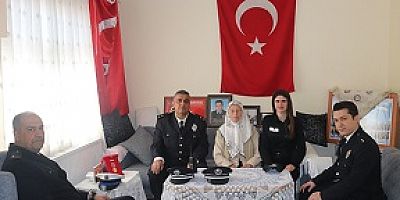 Banaz Emniyeti’nden Şehit Ailelerine Anlamlı Ziyaret...