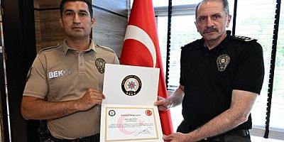 Bekçi Seyhan Öncü’ye Teşekkür Belgesi