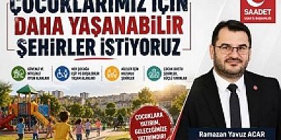 A H A
AsrıHaberAjansı
Ramazan Yavuz ACAR
      Saadet Partisi Uşak İl Başkanı Haberi