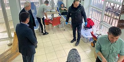 RAGIP SOSYAL ÇOCUK KÜTÜPHANESİNDE KAN BAĞIŞI ÇALIŞMASI GERÇEKLEŞTİRİLDİ