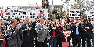 UŞAK CHP ve ÖZKAN YALIM MAĞDURLARIN YANINDA