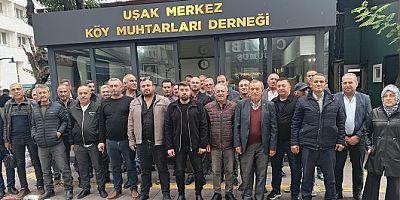 Uşak Merkez Köy Muhtarları Derneği Binasının Kaldırılmasına Tepki
