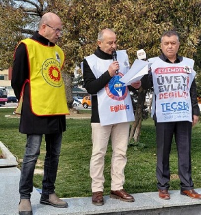 Uşak’ta Eğitimcilerden Sert Mesaj”