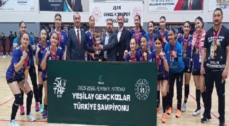 Yeşilay Genç Kızlar Türkiye Hentbol Şampiyonu Kepez Belediyesi Oldu